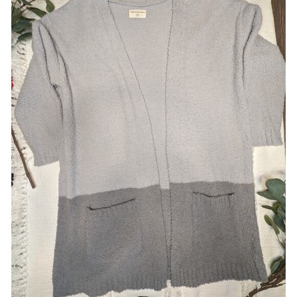 Thread & Supply Cozy Cloud Wrap Cardigan in Gray - Picture 1 of 7